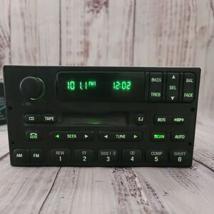 99 -04 Ford Expedition Mercury AM FM Cassette with CD Controls YL1F-18C870-JA